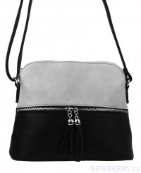 Mal crossbody kabelka se stbrnm zipem NH6021 ed