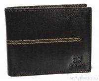 Čokoládově hnědá pánská kožená peněženka RFID v krabičce GROSSO