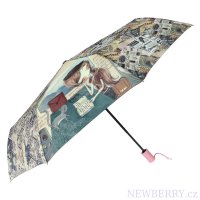 Sweet & Candy Automatický dámský deštník s potiskem zelený