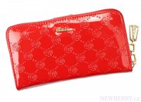 Eslee praktická červená dámská peněženka