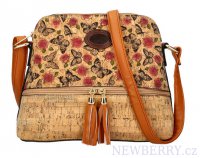 Crossbody dmsk kabelka v korkovm designu T8297 typ 11