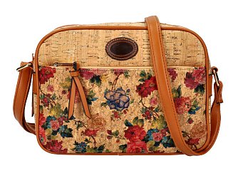 Crossbody dámská kabelka v korkovém designu A2132 typ 1