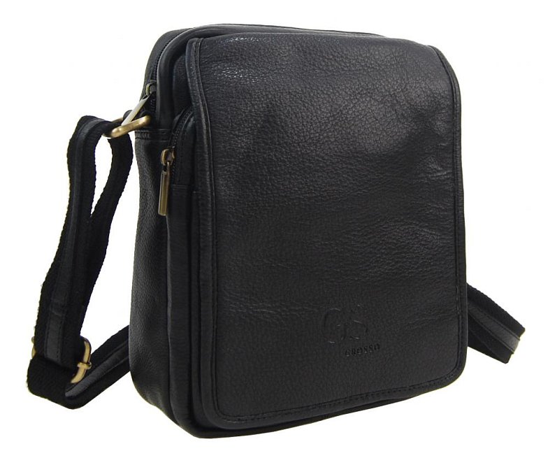 GROSSO Kožená pánská crossbody taška 18
