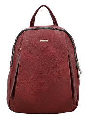 David Jones Bordově červený dámský elegantní batůžek