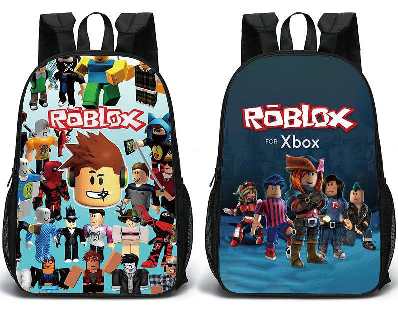 Oboustranný studentský batoh s potisky Roblox vzor 4