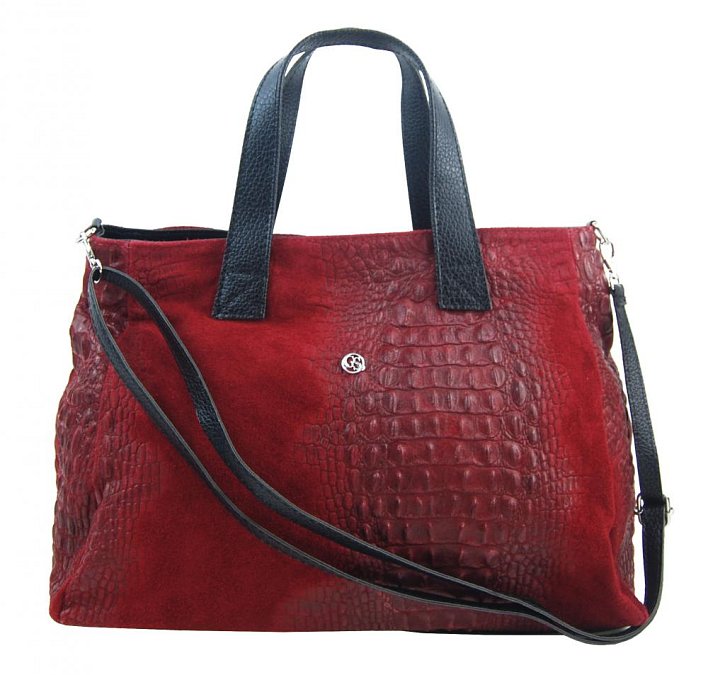 kozena-damska-kabelka-kk-201-grosso-burgundy-cervena-5