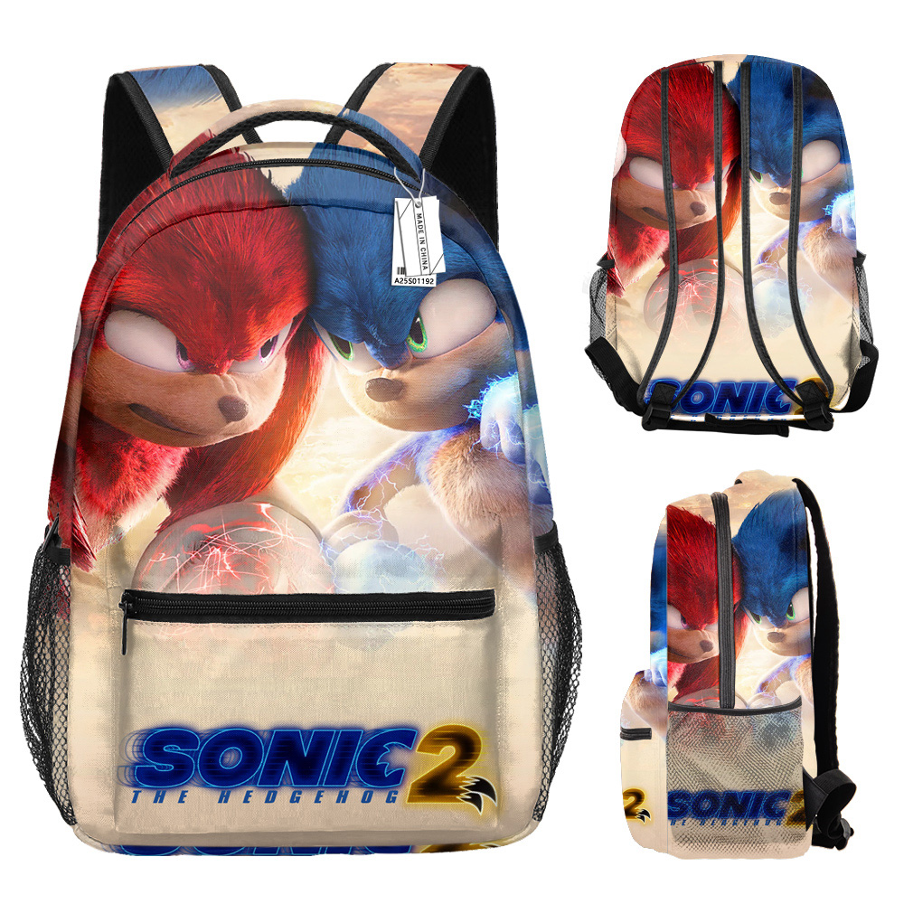 Dětský / studentský batoh s potiskem celého obvodu motiv Sonic