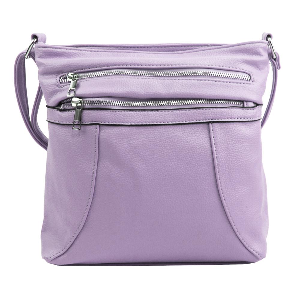 NEW BERRY Dámská crossbody kabelka HB-137 světle fialová