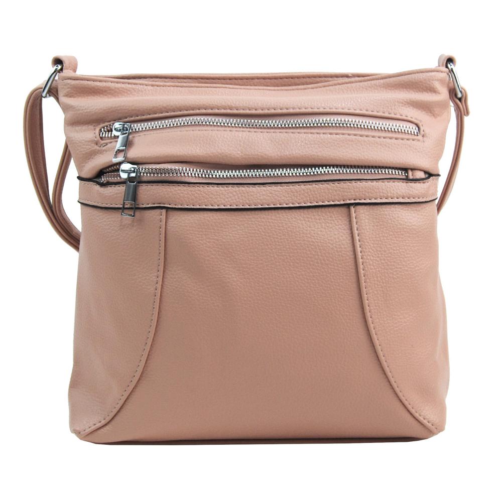 NEW BERRY Dámská crossbody kabelka HB-137 růžová