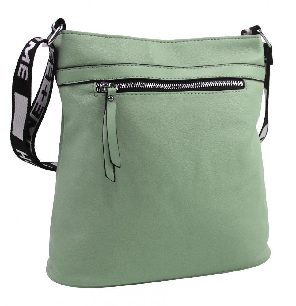 Dámská crossbody kabelka NH8163 pistáciově zelená