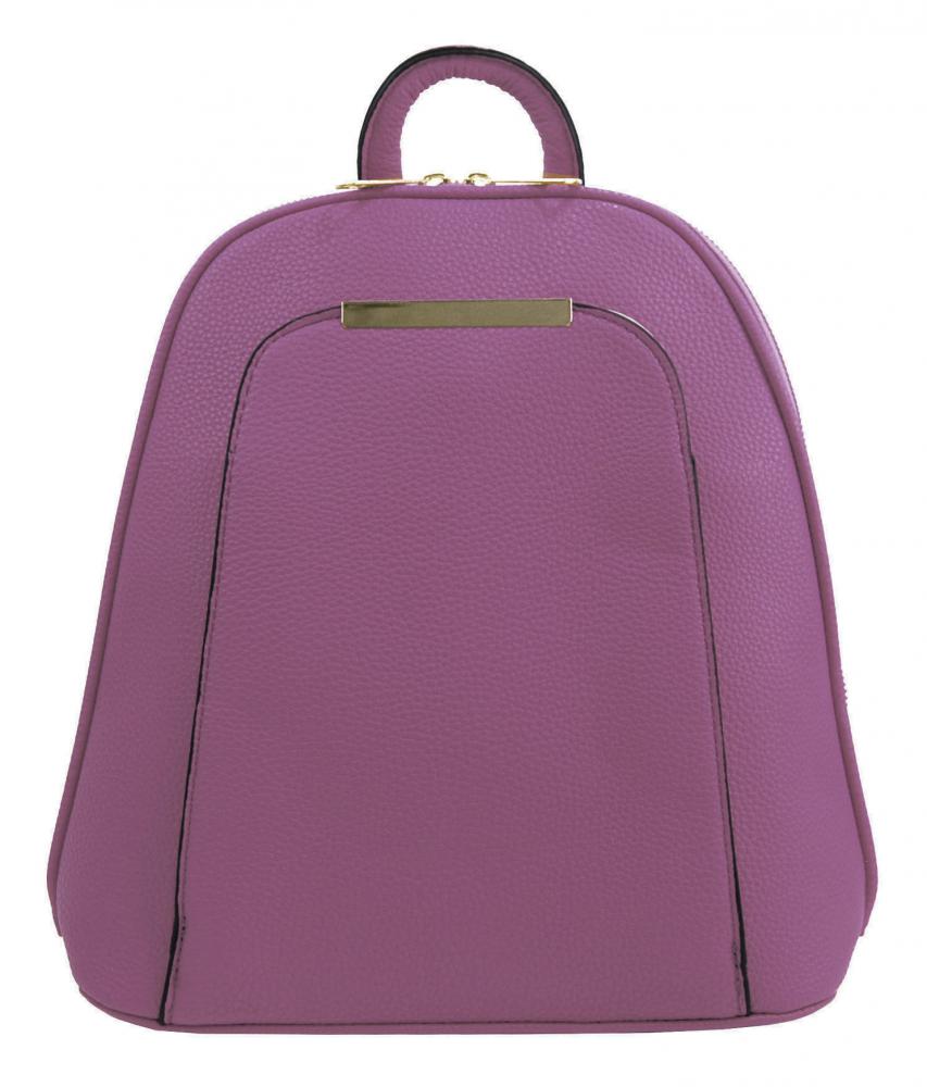 Elegantný menší dámsky batôžtek / kabelka sýto fialová