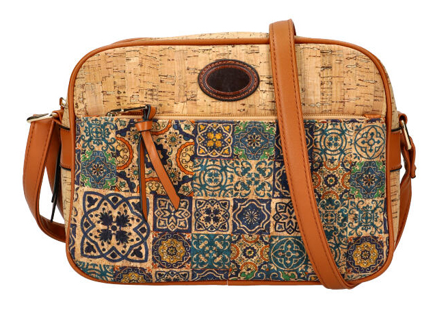 Crossbody dámská kabelka v korkovém designu A2132 typ 8