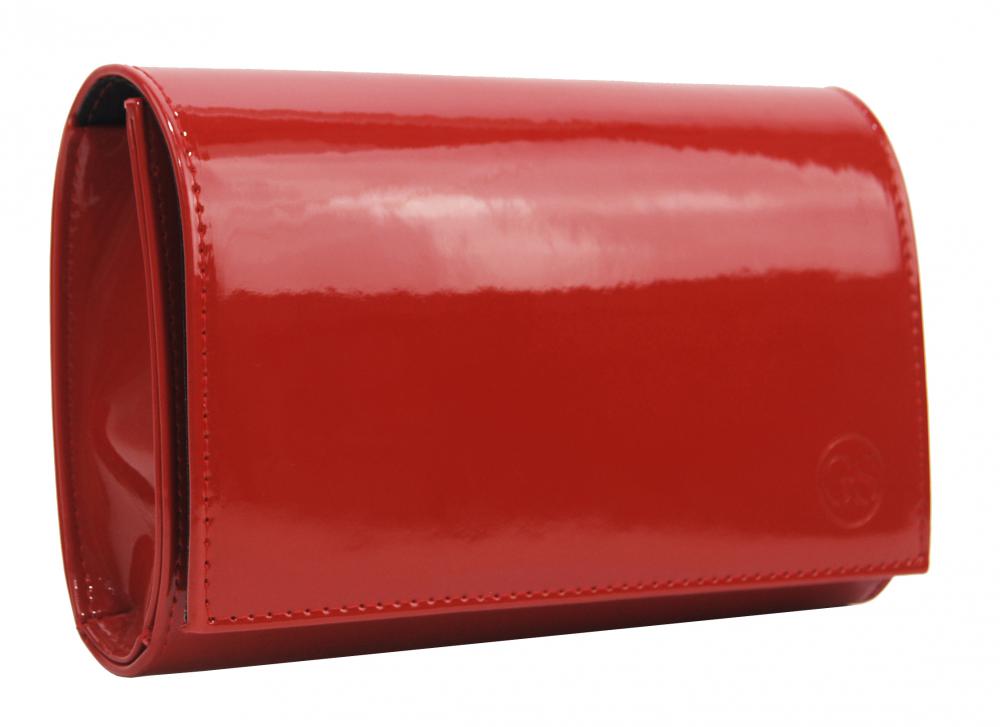 Dámska listová kabelka SP105 červený lak GROSSO